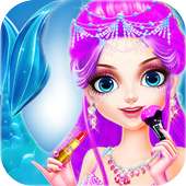 🧜♀️ 💄 princess Ariel Makeup : Mermaid spa game