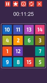 15 Puzzle - Classic Fifteen Number Game Screen Shot 3