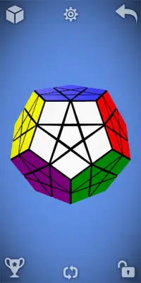 Magic Cube Rubik Puzzle 3D Screen Shot 2