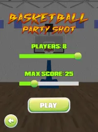 Basketball Party Shot - Multiplayer Sports Arcade Screen Shot 14