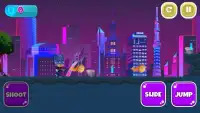 Super Mask Catboy: City Runner Subway Screen Shot 3