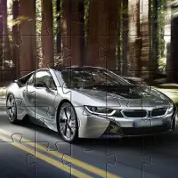 Jigsaw Puzzles BMW i8 Spyder Car Games Percuma 🧩 Screen Shot 7