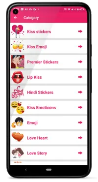 Kiss Me Love Stickers: Kiss Me Wallpaper Screen Shot 3