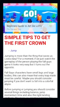 Guide for Fall Guys Game Screen Shot 0