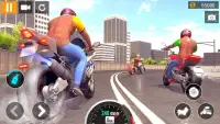 도시 오토바이 레이싱 - City Motorbike Racing Screen Shot 3