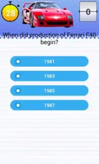 Quiz for Ferrari F40 Fans Screen Shot 2