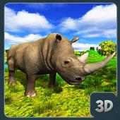 3d Rhinoceros Simulator：究極の野生のジャングル