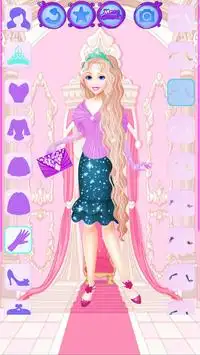 Princess Dress Up _Jeu de Queen Castle pour filles Screen Shot 0