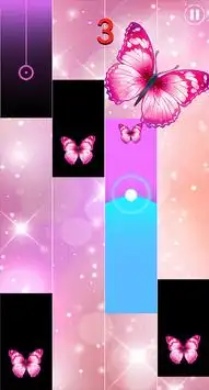 Cute Butterfly Piano Tiles Screen Shot 0