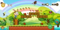 Bunny’s World - Super Jungle Rabbit Run Adventure Screen Shot 1