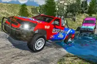Pickup Jeep Truck Sim 2018: camion tout terrain Screen Shot 10