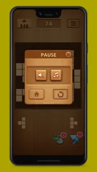 Block Puzzle - Classic Wooden Blocks Blast Game Screen Shot 2