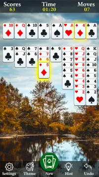 FreeCell Solitaire Screen Shot 5