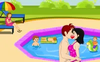 Casual Swimming Pool Kissing Screen Shot 12