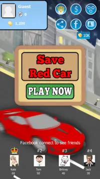 Save Red Car Screen Shot 5