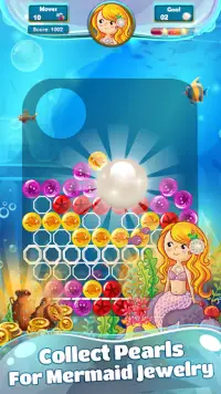 Mermaid Pearl - Match 3 Screen Shot 6