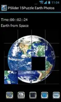 PSlider 15Puzzle Earth Photos Screen Shot 2