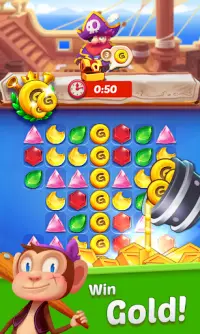 Gems Crush - бесплатная игра Match 3 Jewels Screen Shot 5
