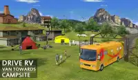 Offroad Camper Van Truck Simulator: Camping Car 3D Screen Shot 13