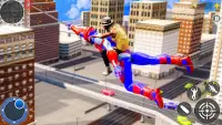 स्पाइडर रस्सी हीरो मैन गेम 3डी Screen Shot 2