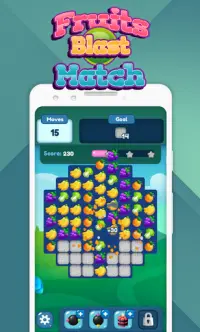 Fruits Blast Match - Puzzle Game Bubble Screen Shot 6