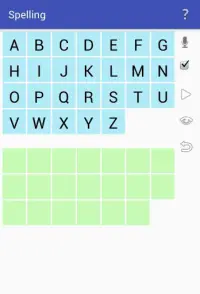 Spelling test Screen Shot 1