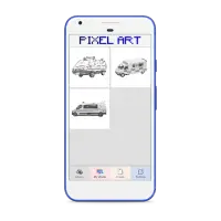 Pixel Art: Cars Color by Numbers Screen Shot 0