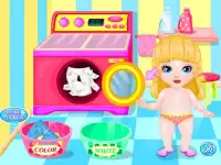 Lave ropa de las niñas juegos Screen Shot 1