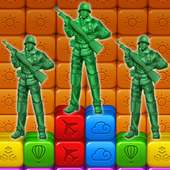 Spielzeug Puzzle verknallt: Armeemänner