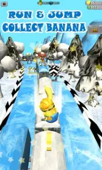 Free Minion Banana - Winter Dash Adventure Screen Shot 2
