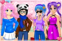 Anime Date Dress Up Girls Game Screen Shot 0