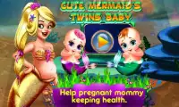 Cute Mermaid's Twins Baby Screen Shot 0