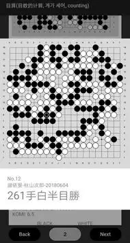 囲碁の目算練習(围棋 目数的计算, 바둑 계가 세어, GO: Counting Practice) Screen Shot 1
