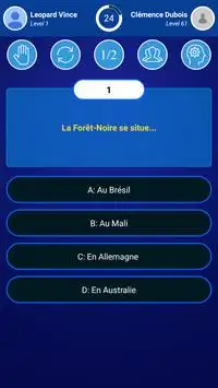 Millionaire French - Free Quiz Trivia Puzzle Words Screen Shot 4