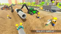 City Pipeline Construction Work : Plumber Game Screen Shot 3