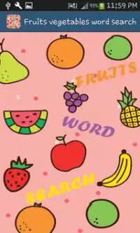 All Fruits Word Search Screen Shot 0