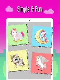 Unicorn color by number: Pixel art coloring 2019 Screen Shot 9