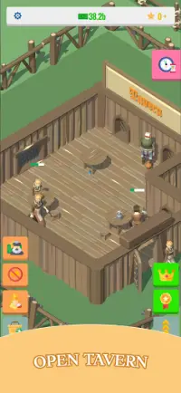 Idle Medieval Village: 3Dゲーム Screen Shot 6