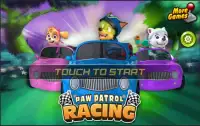 Paw Racing Patrouille: Car Racing Game for Kids Screen Shot 0