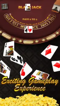 Magic Blackjack Casino - Free Vegas Blackjack Screen Shot 1