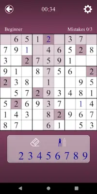 Sudoku - online game Screen Shot 1