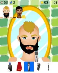 shaving beard games Screen Shot 0