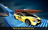 Mustahil Lagu 3D Mobil Stunt: Mobil Game Screen Shot 1