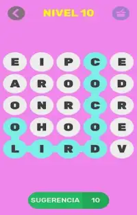Word Hunt -  Word Search game in Spanish Screen Shot 3