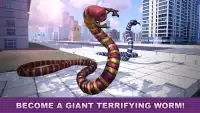 Giant Killer Worm City Destruction Simulator Screen Shot 0