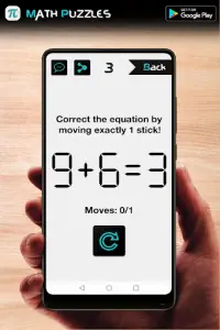 Math Puzzles | Free math and matchstick puzzles Screen Shot 2