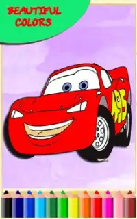 how to color Lightning McQueen (coloring pages) Screen Shot 0