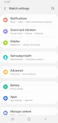 Galaxy Wearable (Samsung Gear) Screen Shot 4