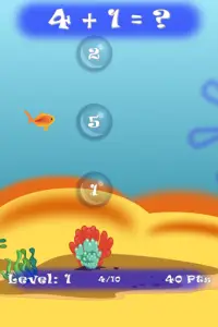 Fish Math Trainer Screen Shot 1