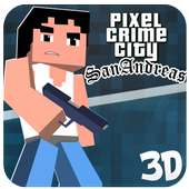 Pixel San Andreas Craft Crime City